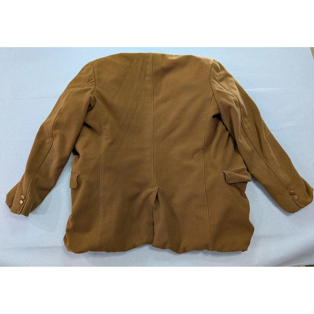 James S Lee & Co Blazer Mens 38 Brown Fair 100% Scottish Cashmere Sport Coat